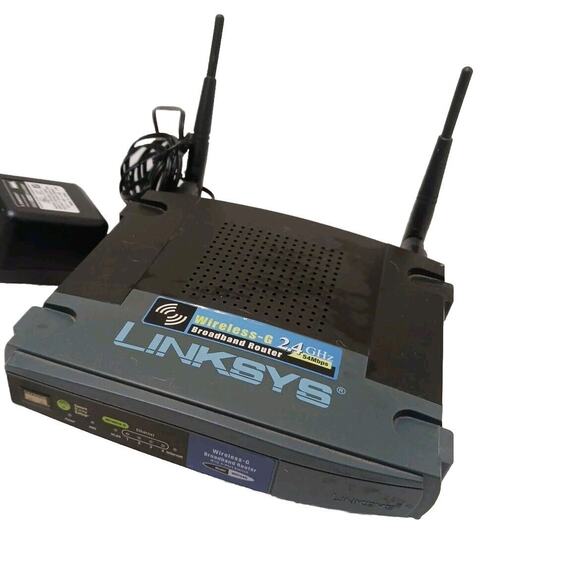 Linksys Wireless-G Broadband Router 2.4GHz 54Mbps Retro w Chord Vintage - Picture 2 of 10